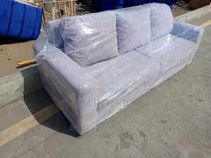 Fabric Sofa With Fiber Backrest Design for Comfort and Relaxation