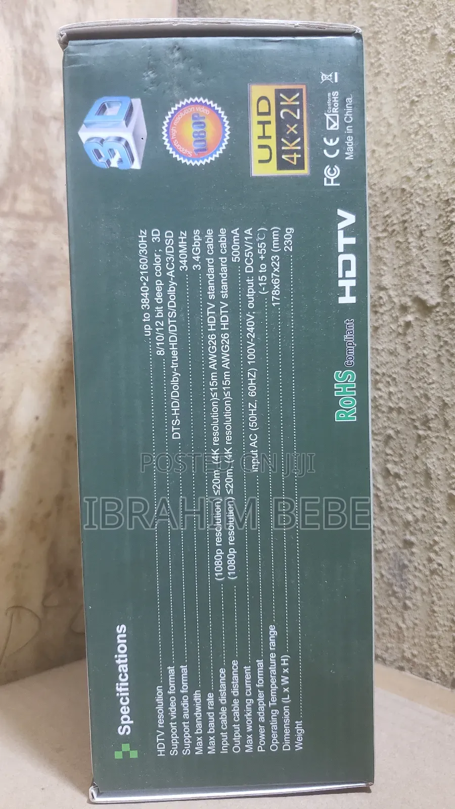 4 Port Hdmi Spliter 3d