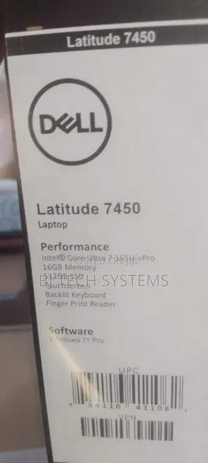 New Laptop Dell Latitude 7450 16GB Intel Core Ultra 7 SSD 512GB