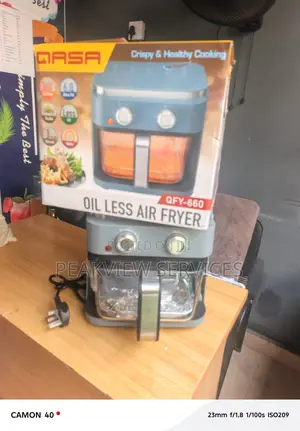Qasa Qfy-660 Oil-Less Fryer for Home Kitchens