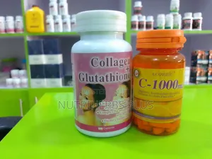 Collagen+ Glutathione+ Acorbic C - 1000mg : For Natural Skin Glow