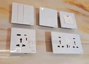 White Body Switches and Sockets