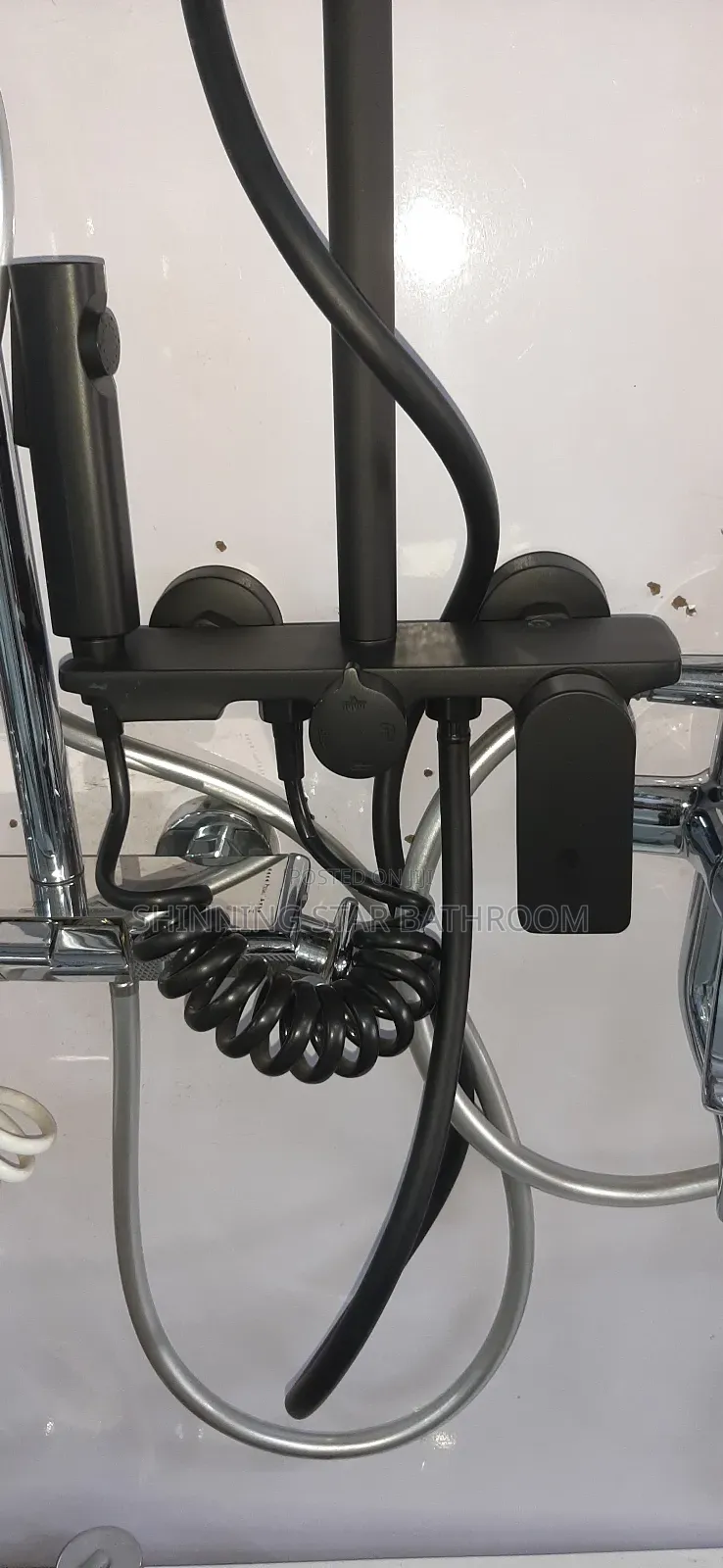 Luxury Black Standing Shower