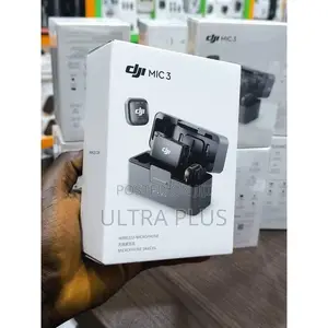 Dji Mic 3 Microphone (2 Tx + 1 Rx + Charging Case), Wireless Mic