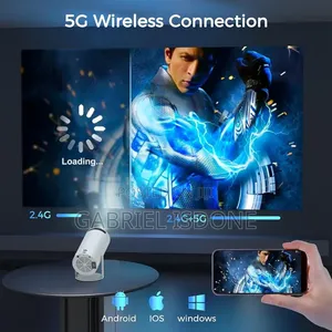 [Type-C Powered] Hy300 Plus Mini Projector With Wifi Upgrade Android