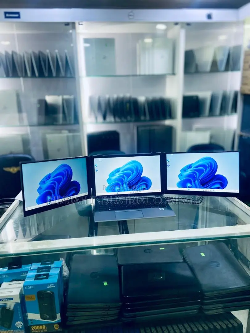 14” Dual Screen Extender – Triple Screen Laptop Setup