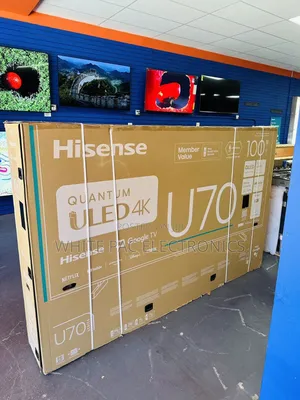 Hisense 100 Inch Quantom Uled Smart Tv,Bluethoot > Netflix > Youtube