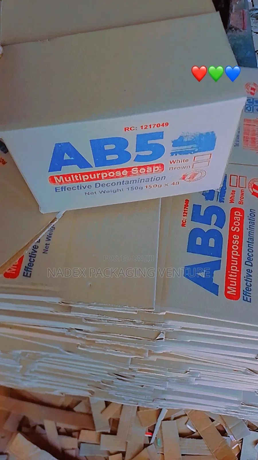 Soap Bar Carton