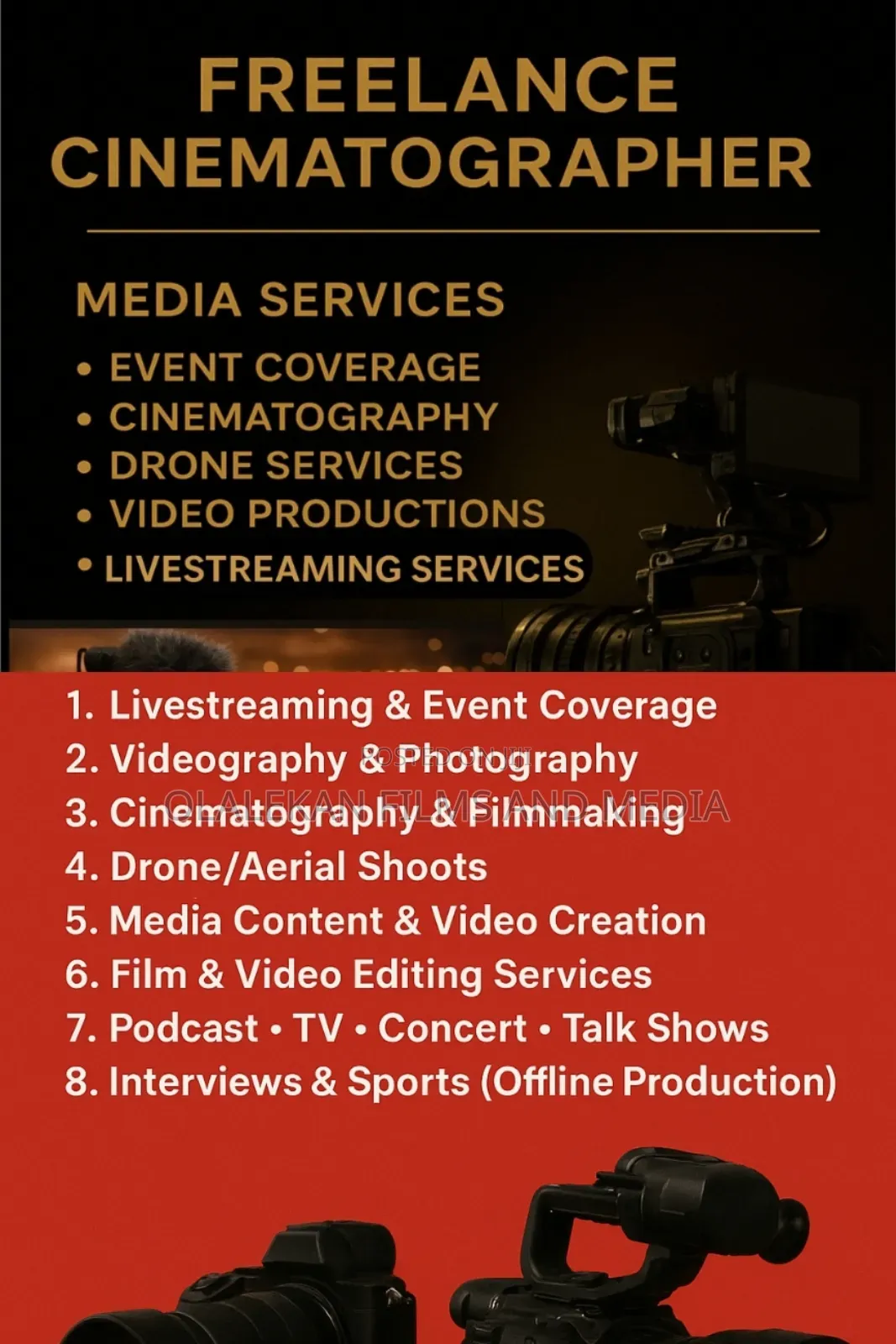 Video, Drone, Photo + Operator