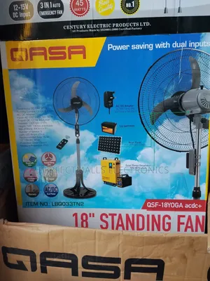 Qasa 18" Acdc Standing Fan QSF-18yoga Acdc+