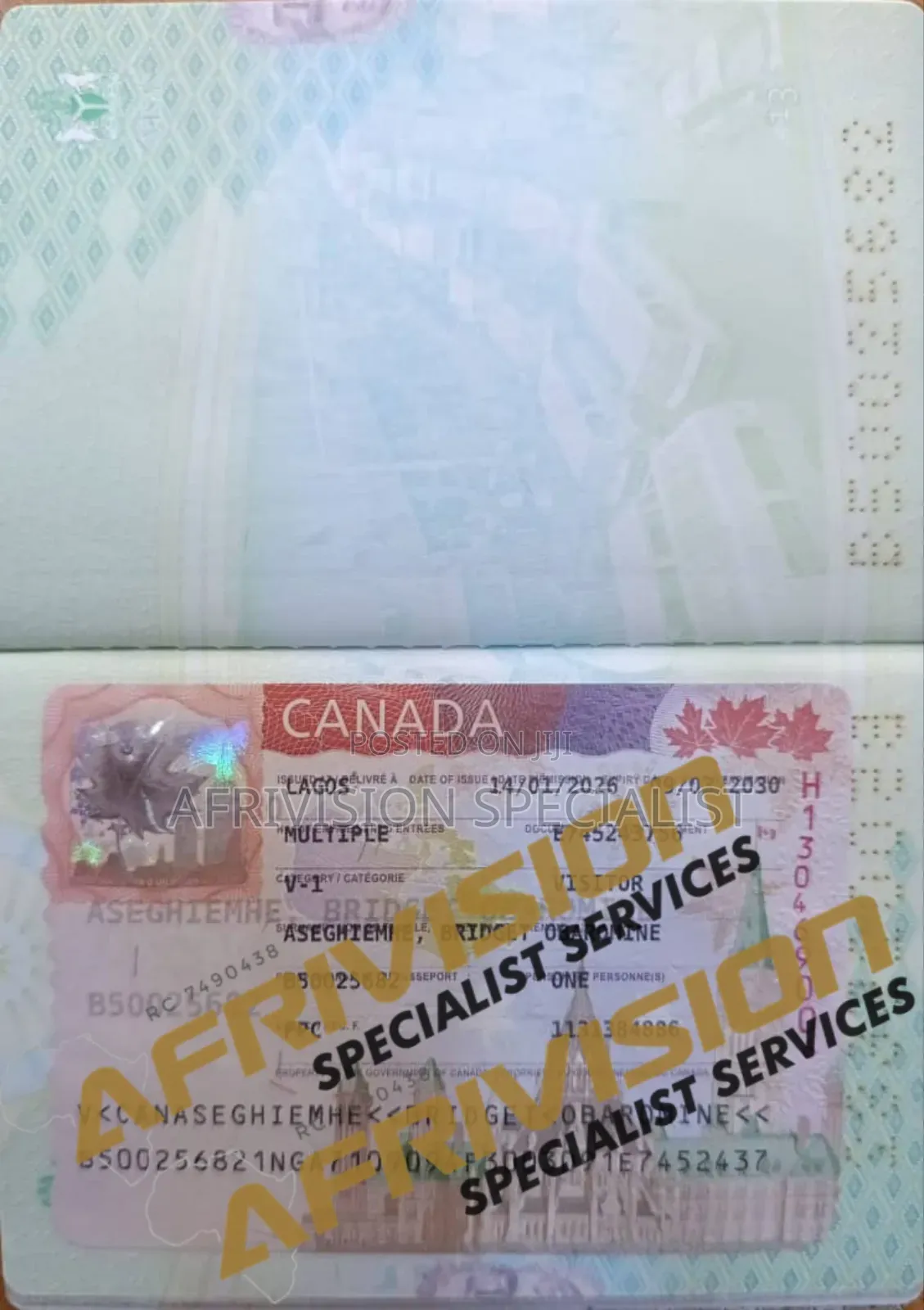 Canada Visit Visa Processing (Proper Documentation)