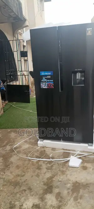 Polystar Side by Side 620l Fridge With Built-in Dispenser