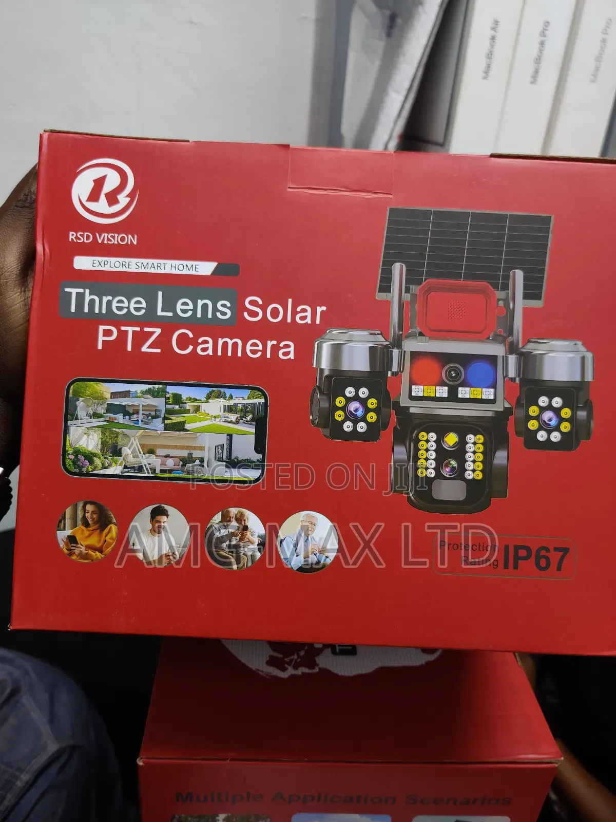 PTZ Three Lens Solar With Alarm