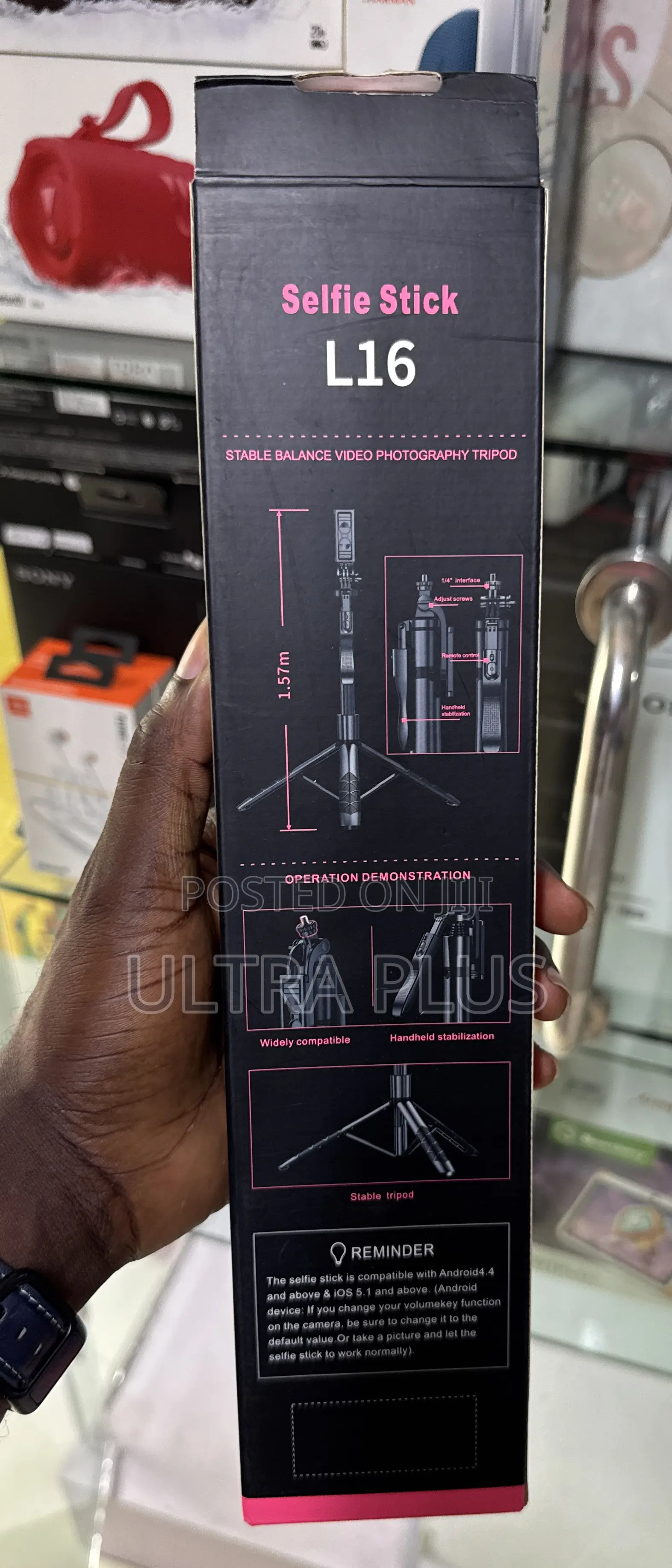 L16 Wireless Foldable Selfie Tripod Stand Monopod