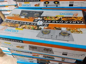 Boscon 2 Burner Stainless Steel Gas Cooker