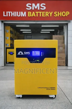 7.6kwh 25v,300ah SMS Lithium Battery