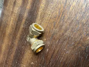 Brass Compression Elbow Fitting