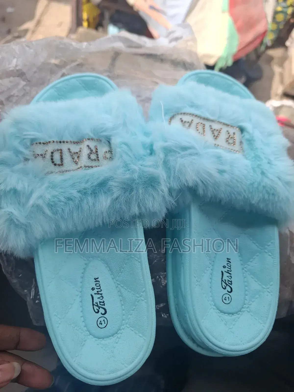 Fluffy Ladies Slippers