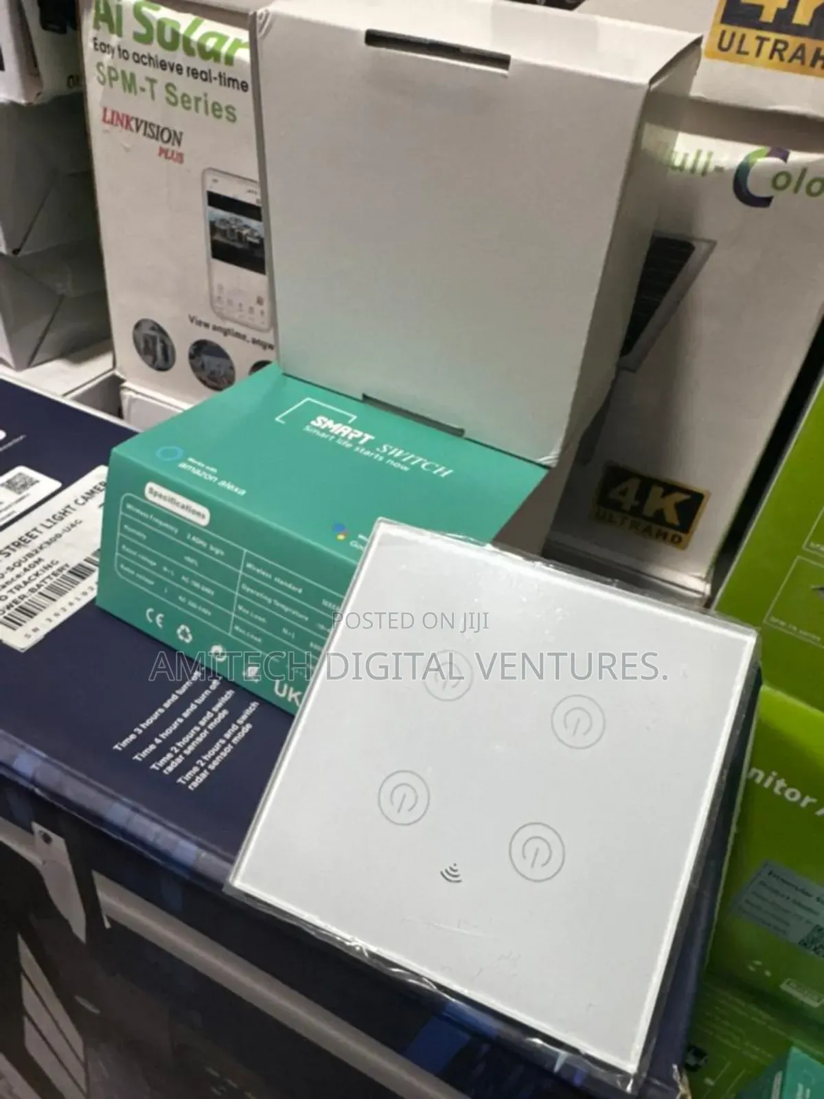 Smart Switch Gand 4, With Tuya, Alexa,Goole