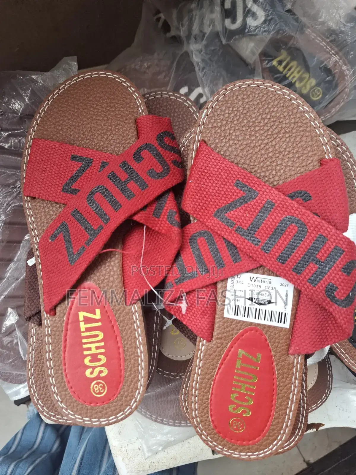 Schutz Platform Ladies Slides