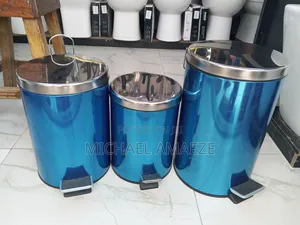 Stainless Steel Step Dust Bin 12lit,8 ,6