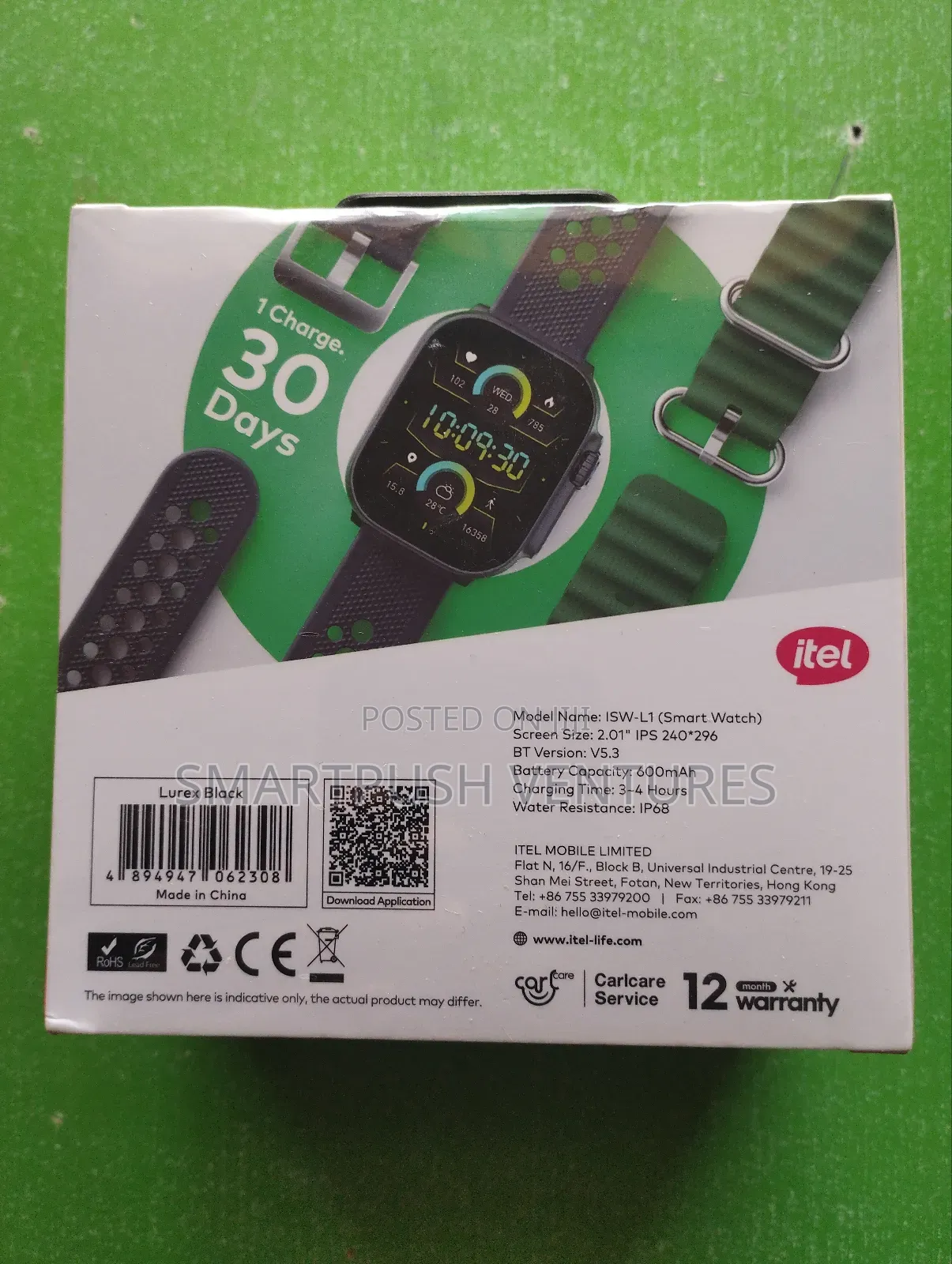 Itel Smart Watch Lux L1