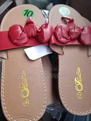 Ladies Bow Slippers