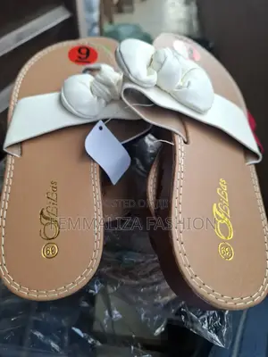 Ladies Bow Slippers