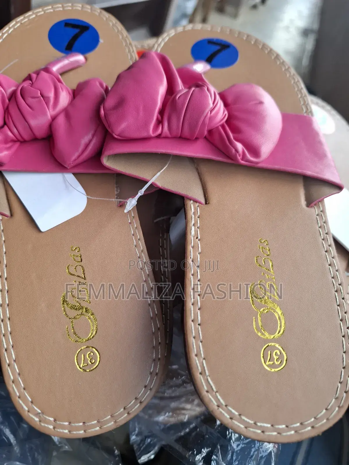 Ladies Bow Slippers