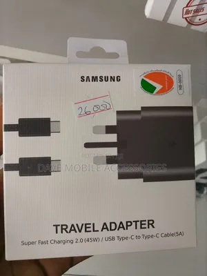 Samsung 45w Super Fast Charging 2.0 Travel Adapter (Type-C)