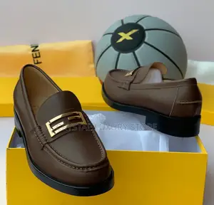 Fendi Quality Luxury Men Genuine Leather Shoe
