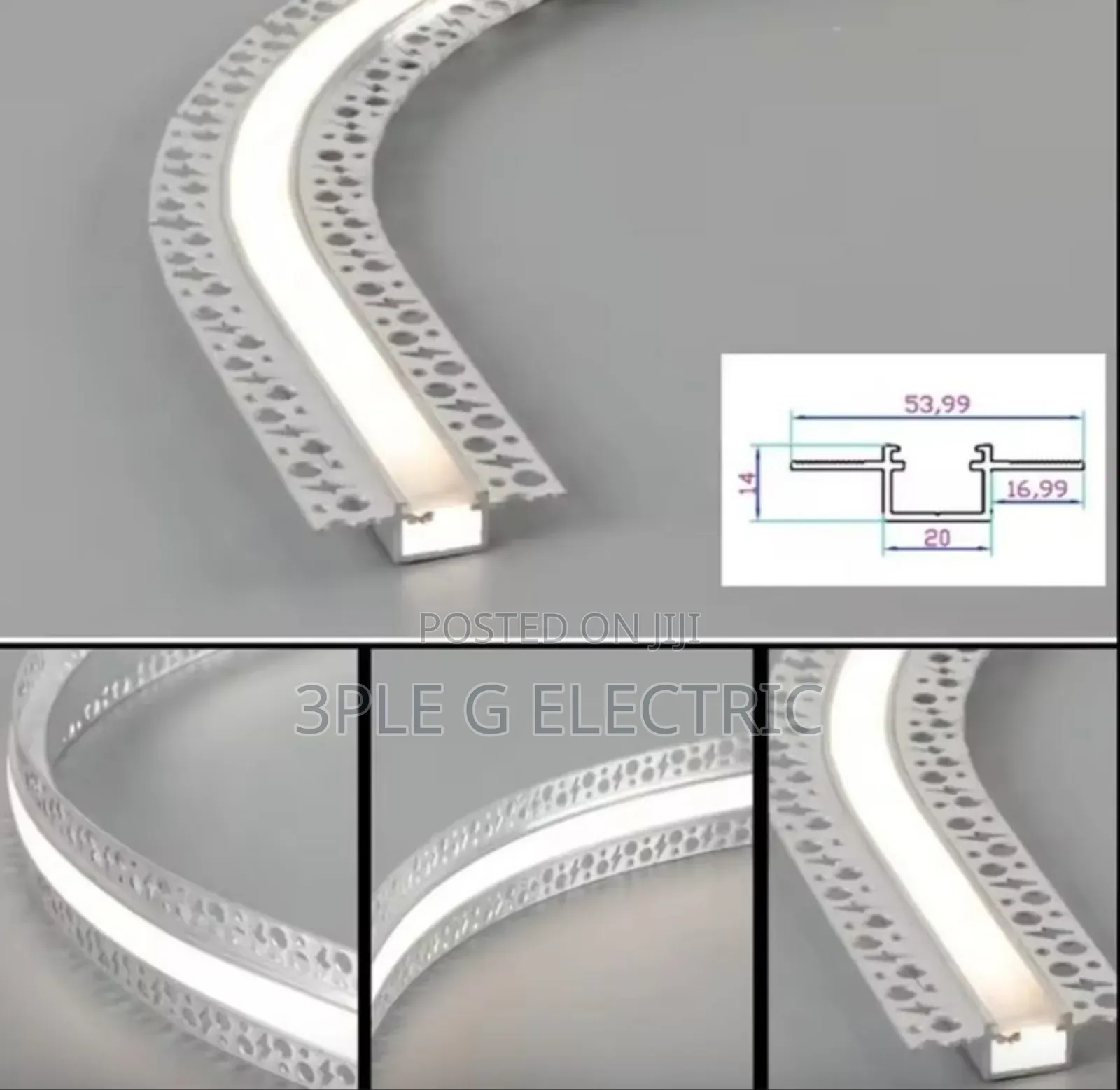Standard Aluminium Flexible Profile Rail