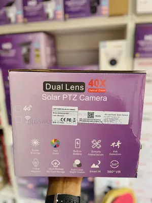 Ubox 40x Optical Zoom Dual Lens Solar PTZ Camera(8mp)