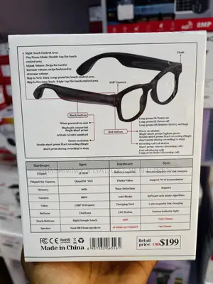 8-Megapixel Ai Smart Spy Camera Glasses