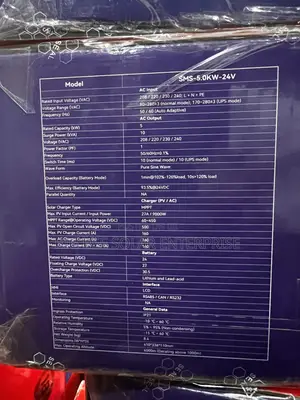 SMS 5kva 24v Hybrid Inverter