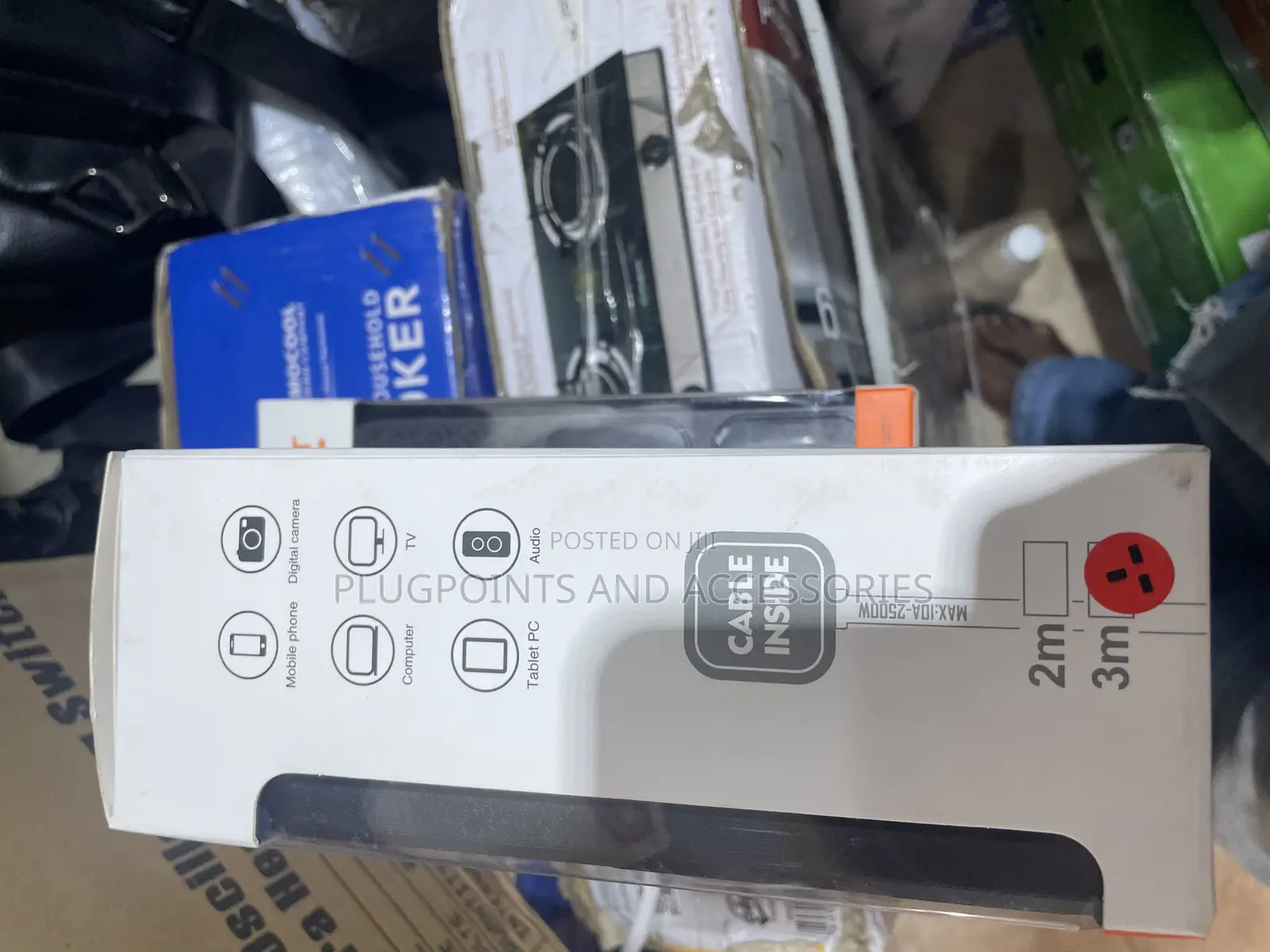 Power Socket 4way 2 Usb 2 Type