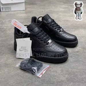 Nike Air Quality Luxury Men Black Sneakers