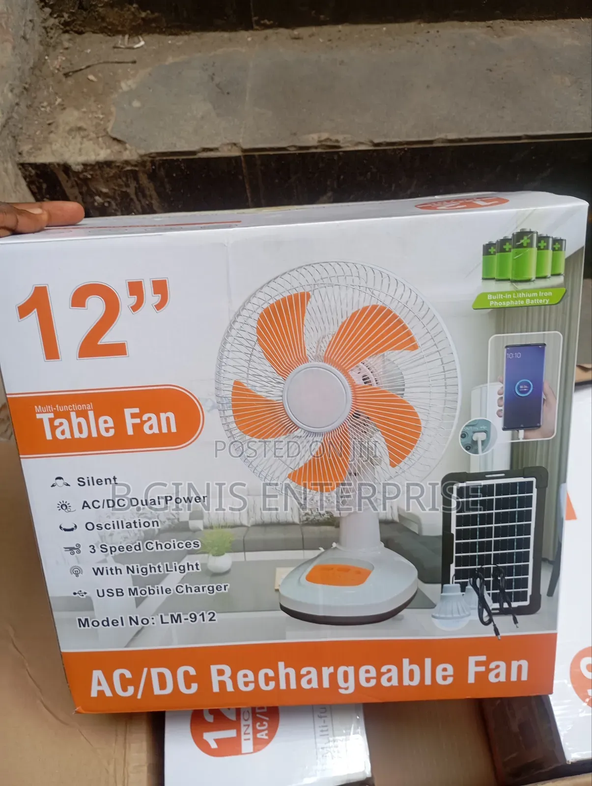 12inches Table Fan