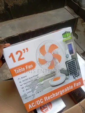 Great 12inches Table Solar Fan