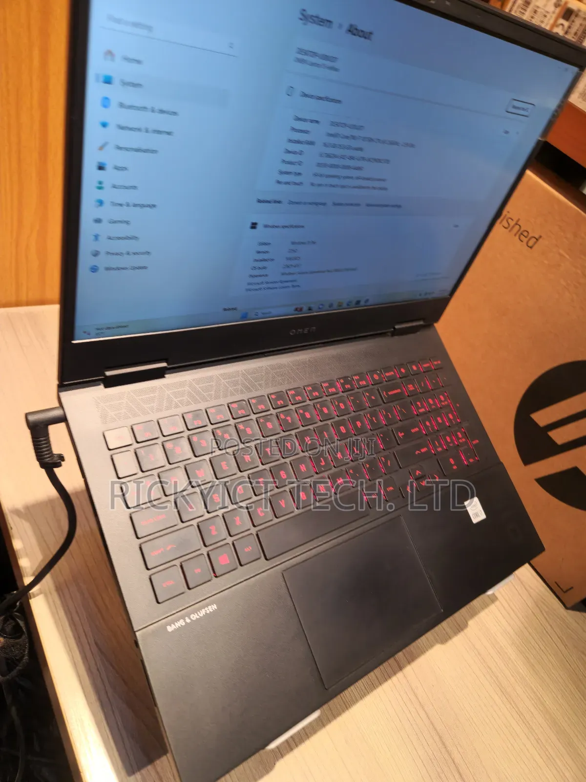 Laptop HP Omen 15 16GB Intel Core I7 SSD 512GB