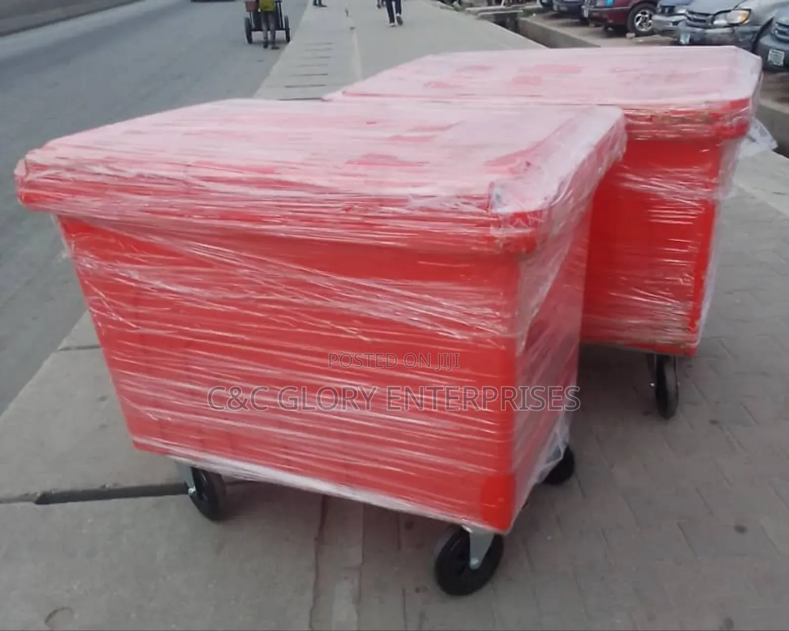 Geepee Waste Bin With Wheel 1100litres