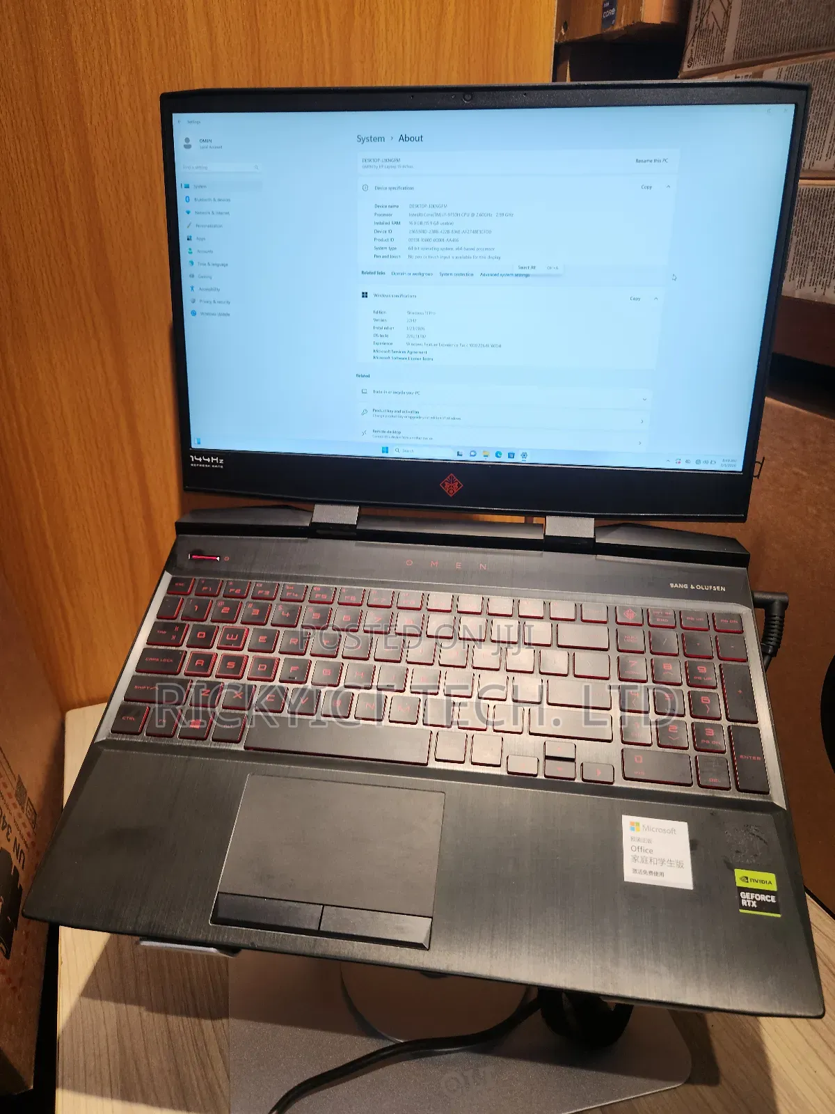Laptop HP Omen 15 16GB Intel Core I7 SSD 512GB