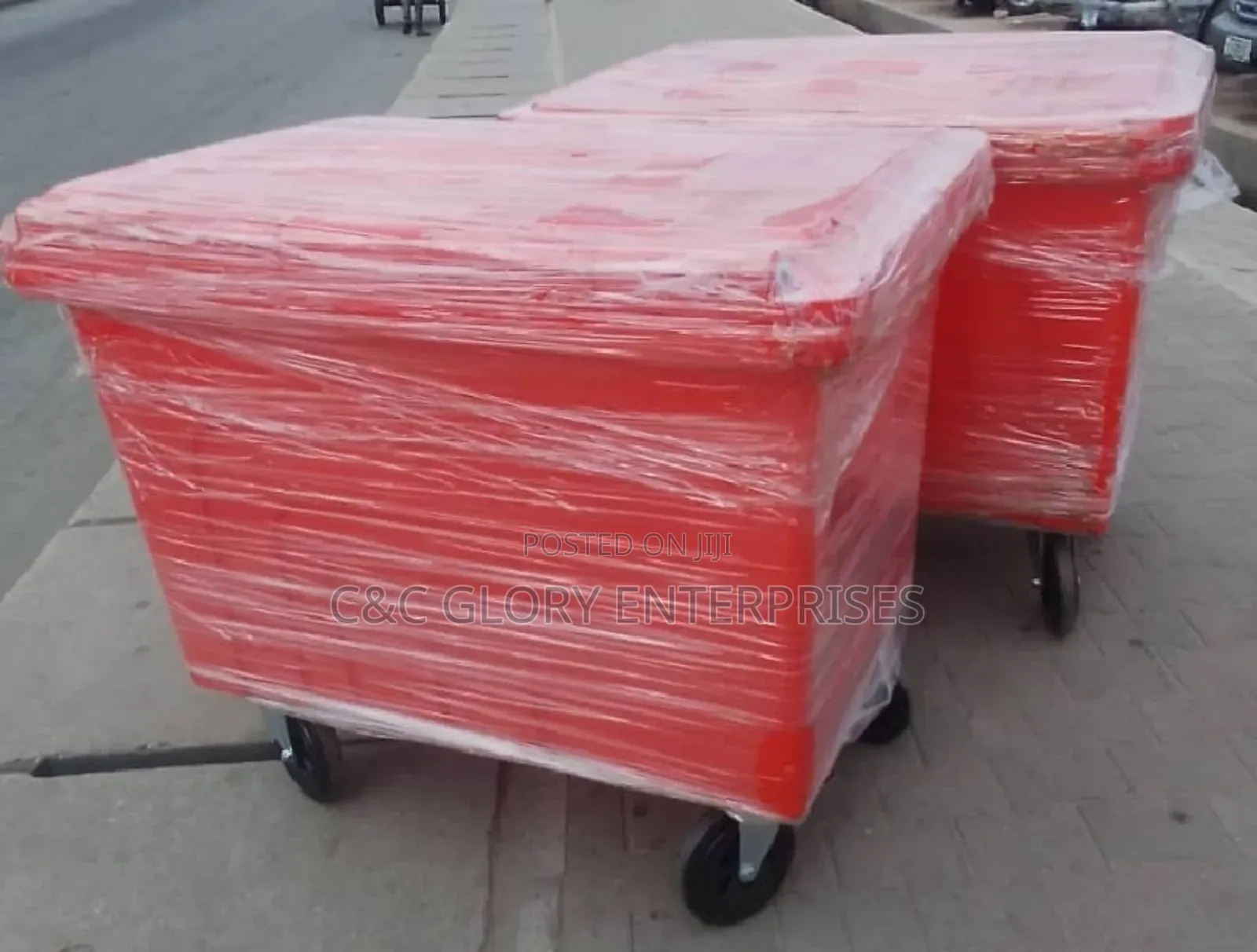 Geepee Waste Bin With Wheel 1100litres.Call