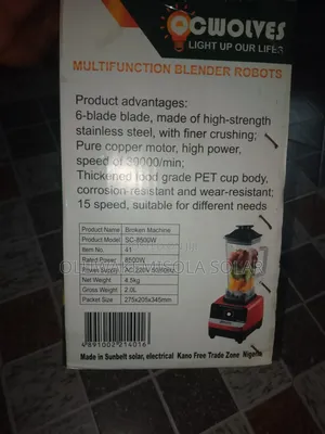 Qc Wolves 2000ml + 500ml Blender