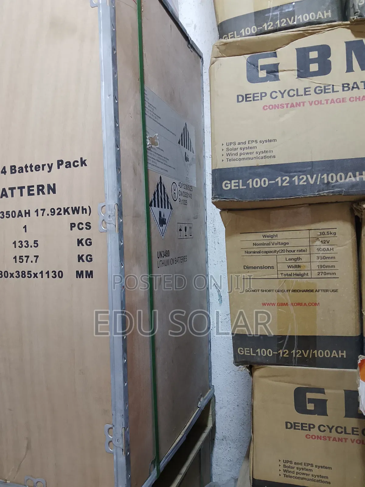 Solar Lithium Battery Pattern 17,5khw 48v