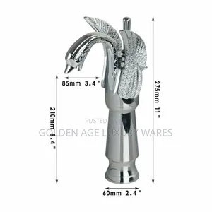 Long Chrome Eagle Basin Mixer Tap