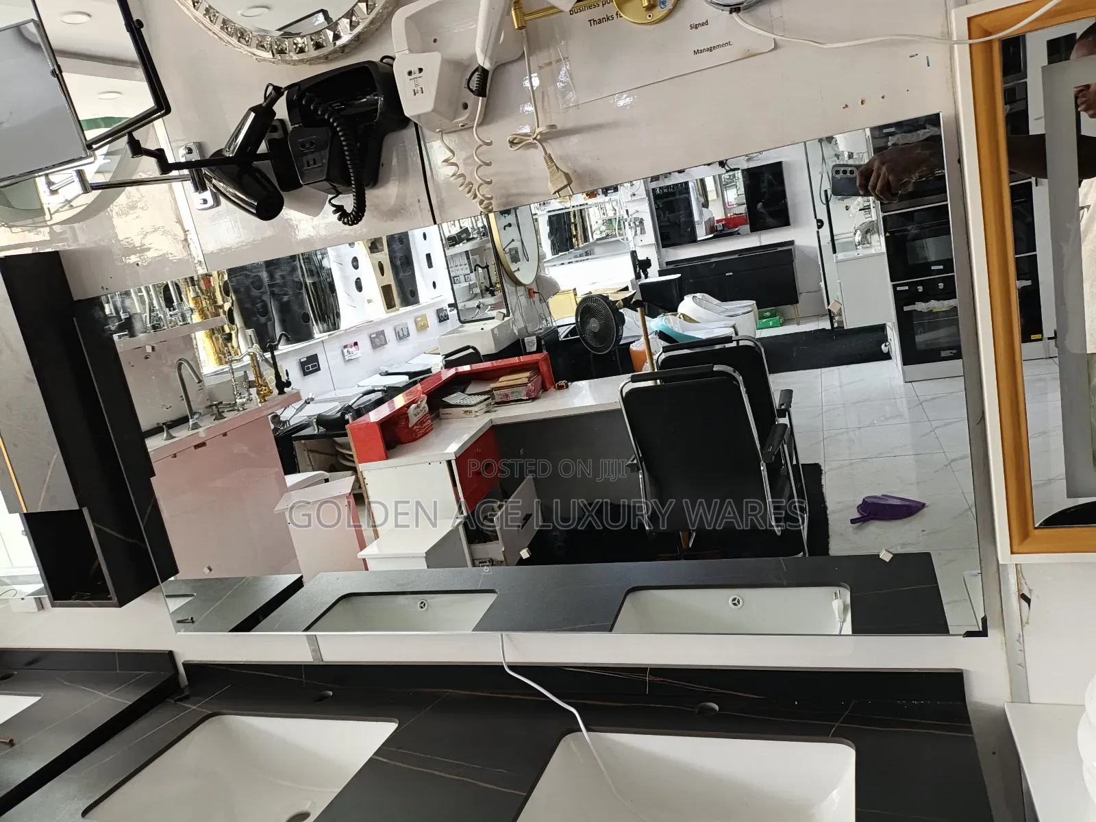 150cm Grey Color Cabinet With Bluetooth Mirror