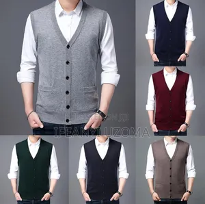 Quality Unisex Sleeveless Cardigan