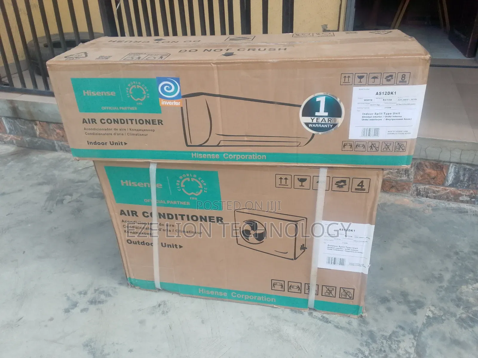 Hisense 1.5hp (Indoor/Outdoor Unit) Inverter Split Ac - Price: ₦ ...