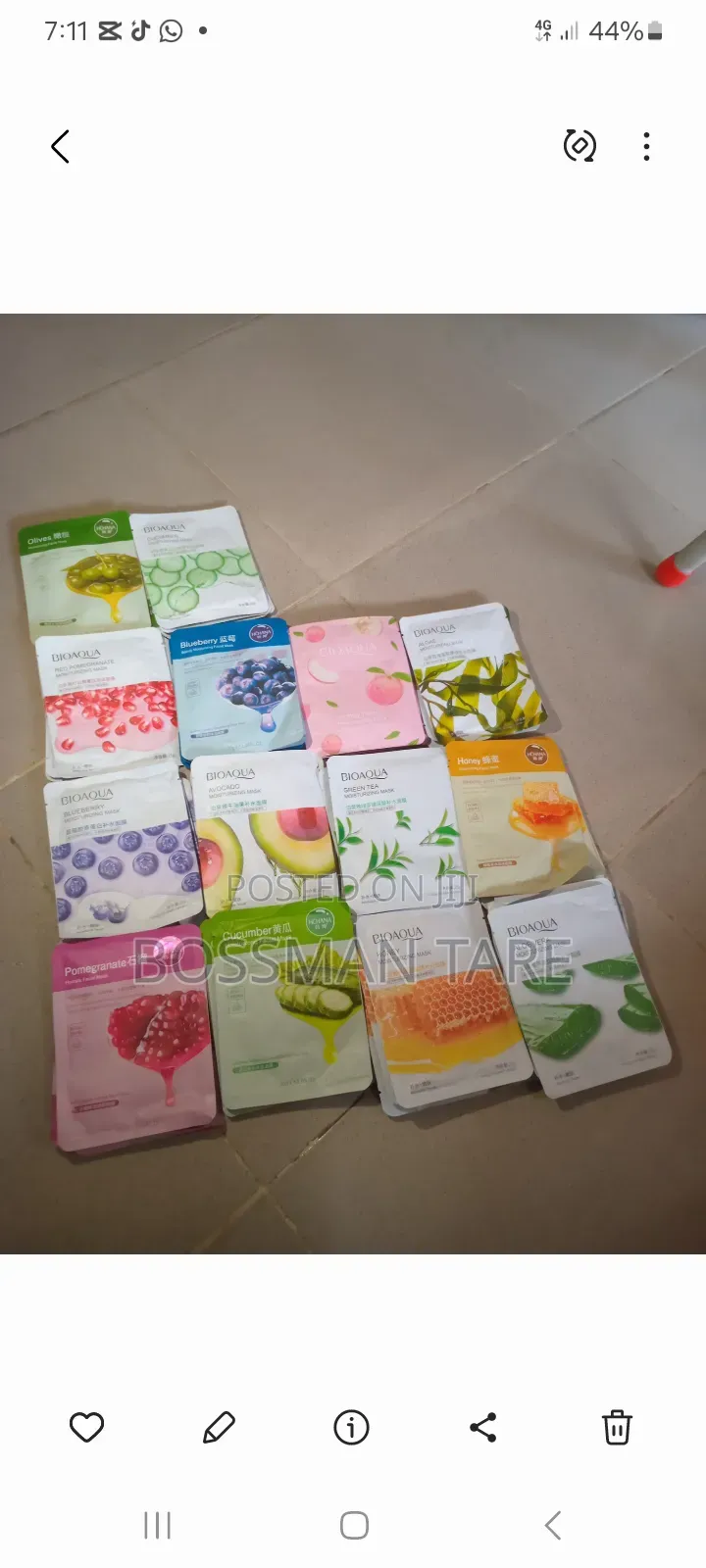 Face Mask Sheets